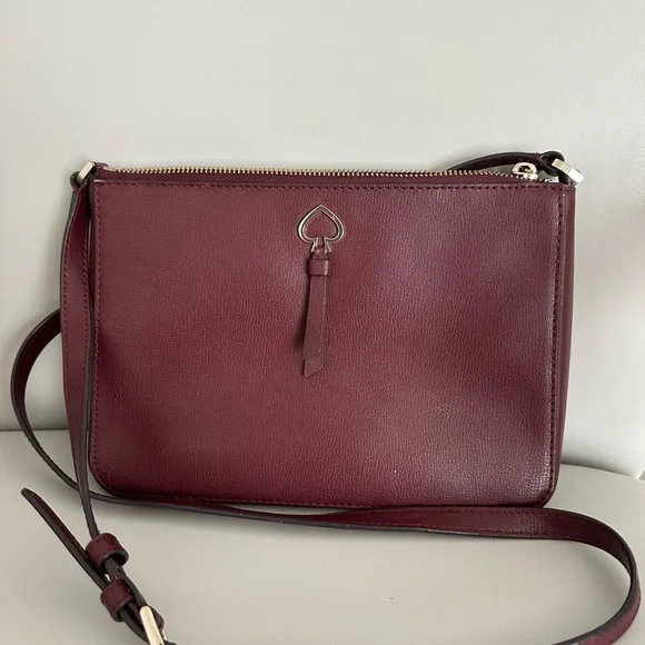 Kate Spade Burgundy Crossbody Bag - Picture 2 of 8